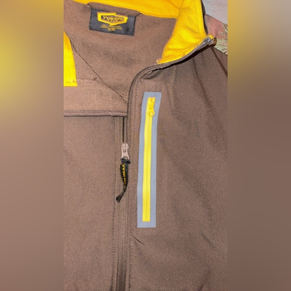 Yukon Gear Men’s Size 3XL Zip Up Jacket Brown Camo Camouflage Pockets EUC - Picture 4 of 11